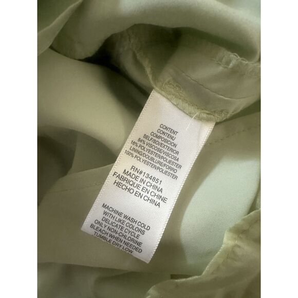 NWT WAYF M Maxi Tiered Cutout Dress Seafoam Lightweight - Picture 3 of 5